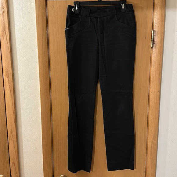 D&G Dolce Gabbana Women’s Straight Mid Rise Pants Black Size 28 - Picture 1 of 13